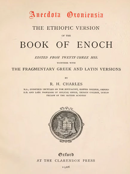 The Ethiopic Version of the Book of Enoch